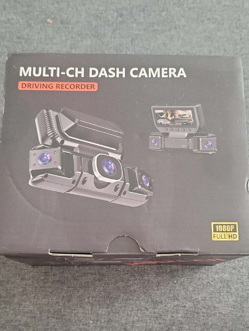 Multi-CH Dash Camera 1080P Full HD - Black - Picture 1 of 5